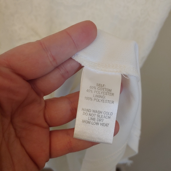 Lulu's Take Me to Brunch Ivory Lace Shift Dress Size XS - Picture 5 of 7